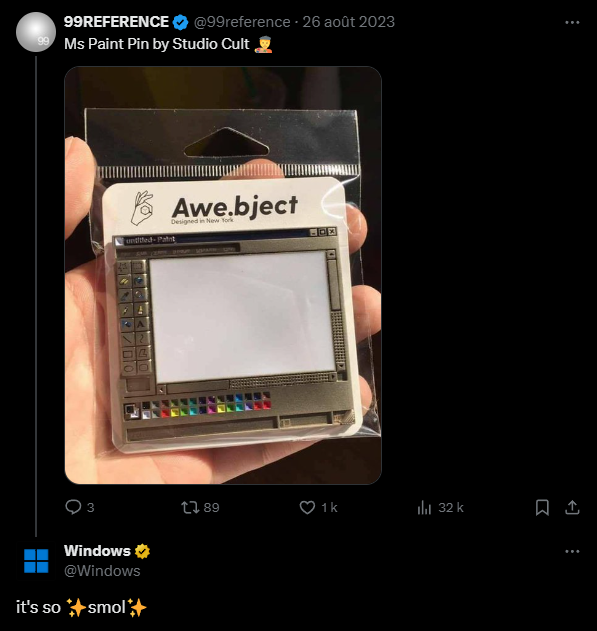 Windows post sur 99reference
